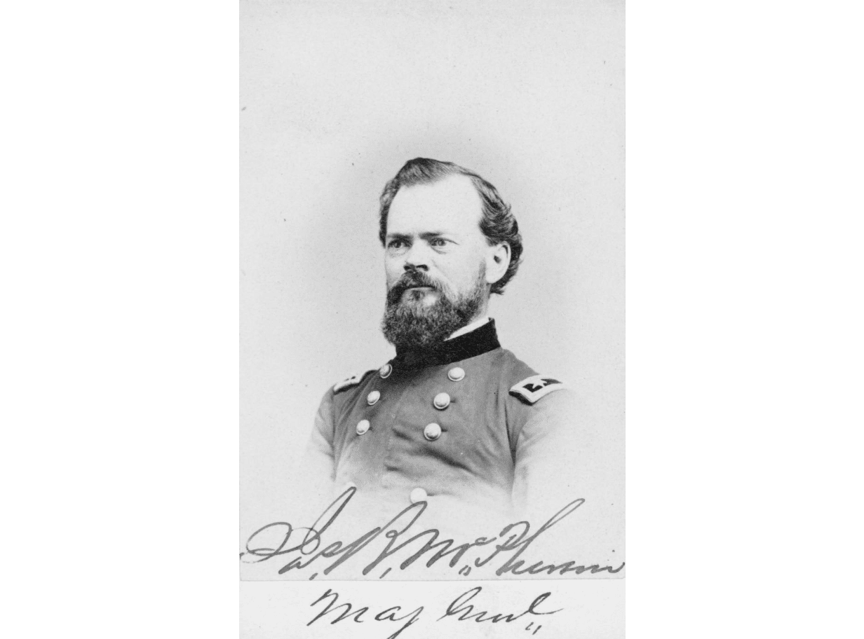 Portrait of Major General James McPherson from Sandusky County, Ohio, ca. 1861-1864