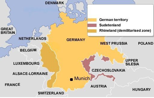 This map shows the area of the Rhineland