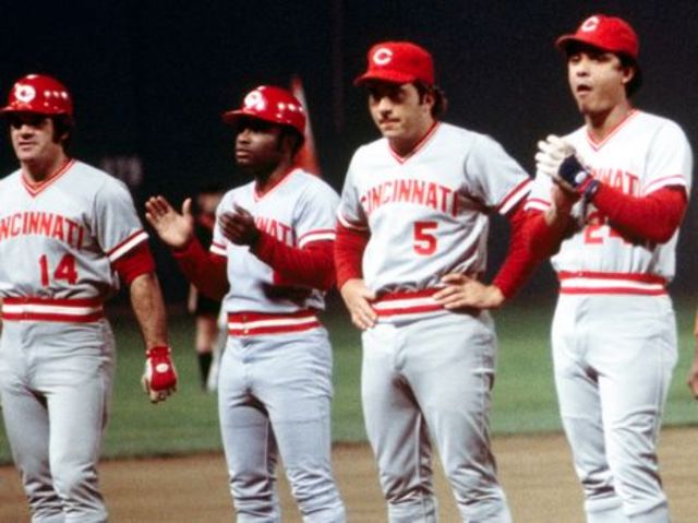 Cincinnati Reds Joe Morgan Johnny Bench Pete Rose Barry Larkin