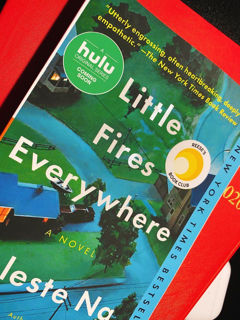 The cover of Celeste Ng’s second novel, Little Fires Everywhere.