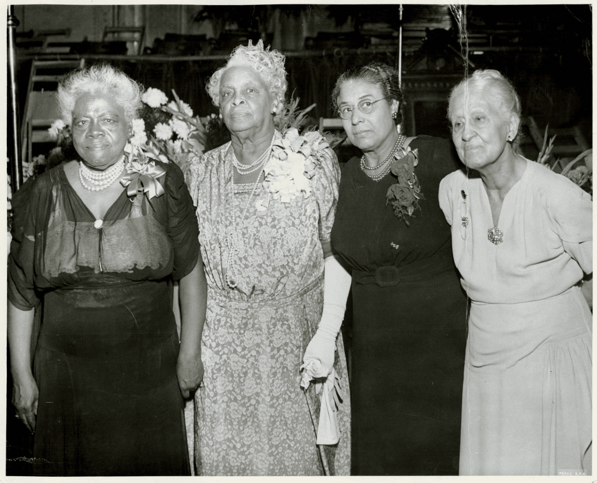 Past and present leaders of the National Association of Colored Women, circa 1950-1960