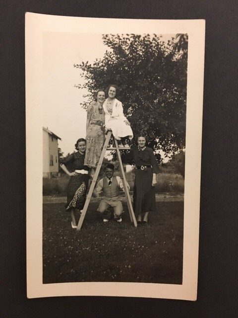 Women posing for picture at Bear Creek