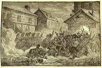 Illustration of the Battle of Bunker Hill