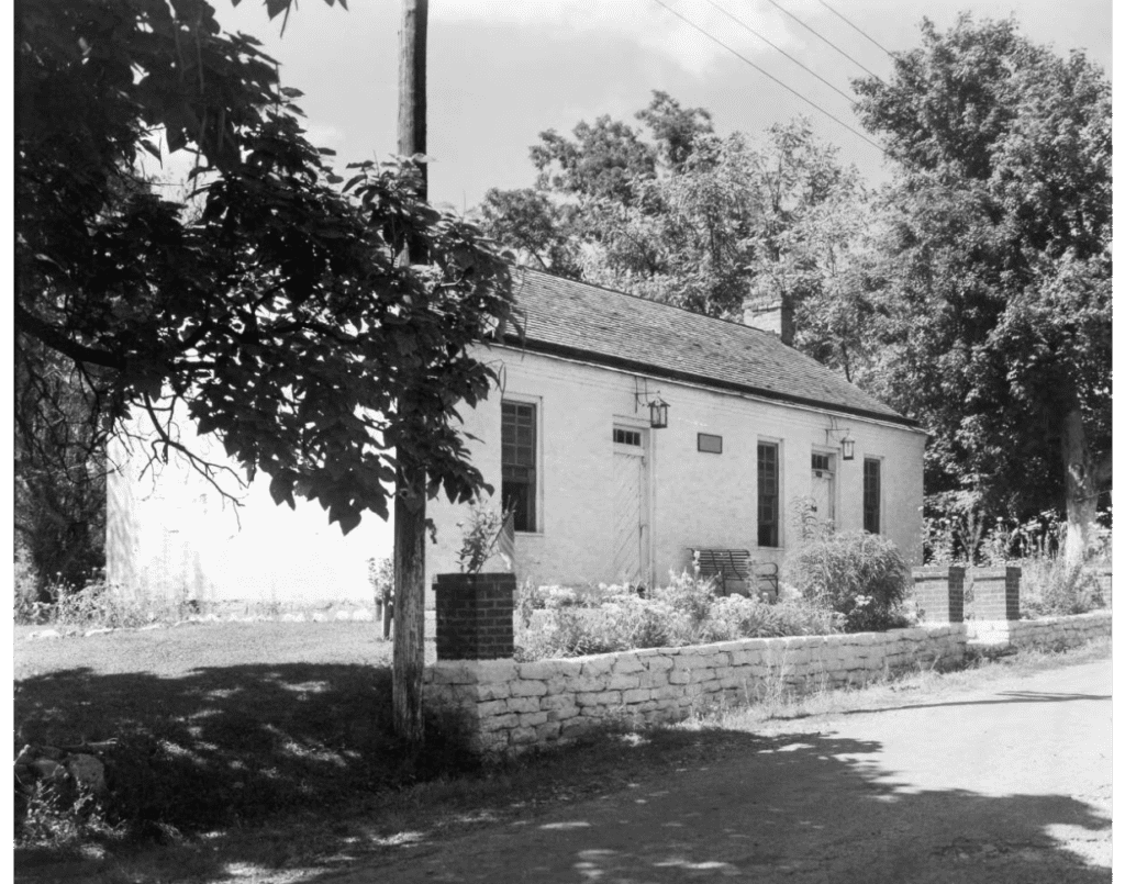 Ulysses S. Grant Schoolhouse as it appeared in the 1940s