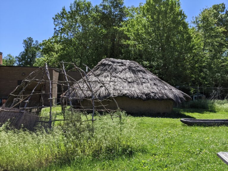 Be sure to head outside the museum to see the recreated homes and gardens.