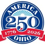 America 250-Ohio Commission logo. Text reads: America 250 Ohio. 1776-2026