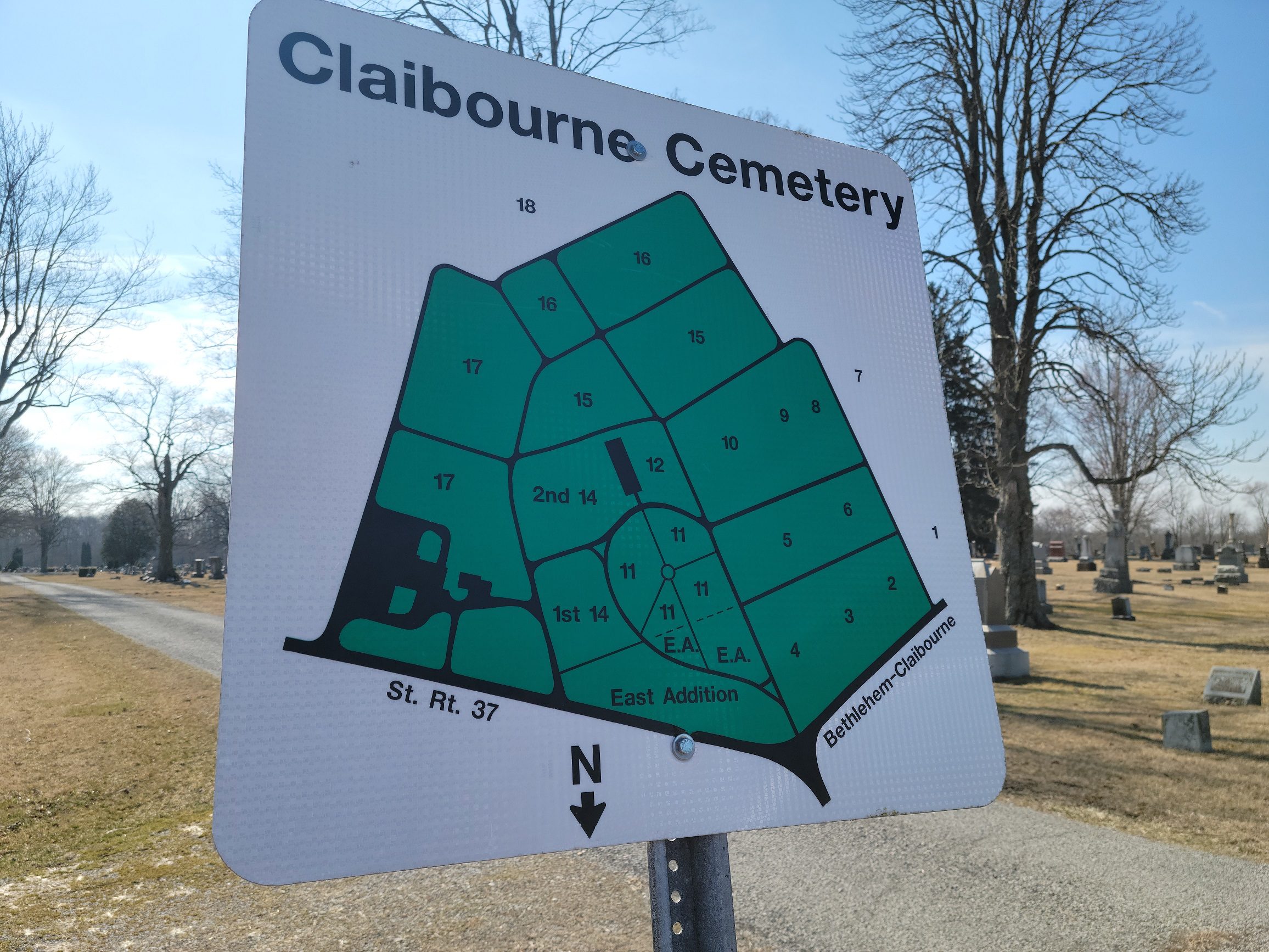 Claibourne Cemetery, Claibourne Township, Union County, Ohio.