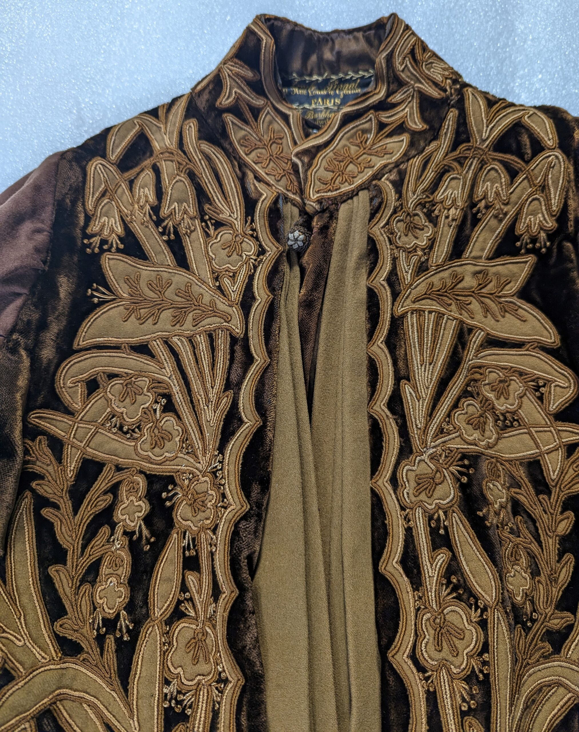 Detail of coat front