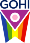 An image of the GOHI logo, featuring the word GOHI above the downward facing Ohio flag with a rainbow pattern.