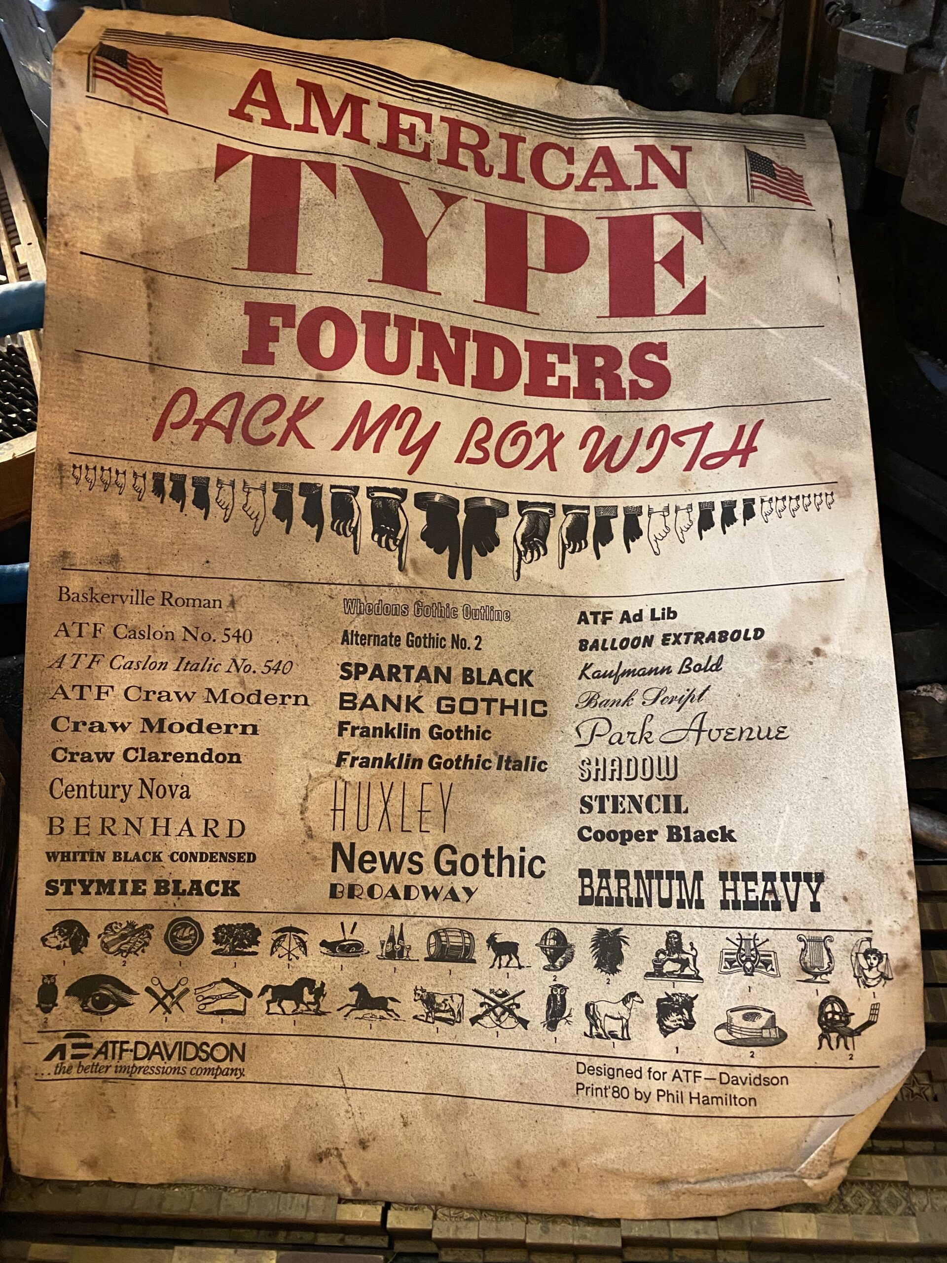American Type Founders advertisement