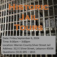 Historic Silver Street Jail Tours - Warren County - Ohio History 