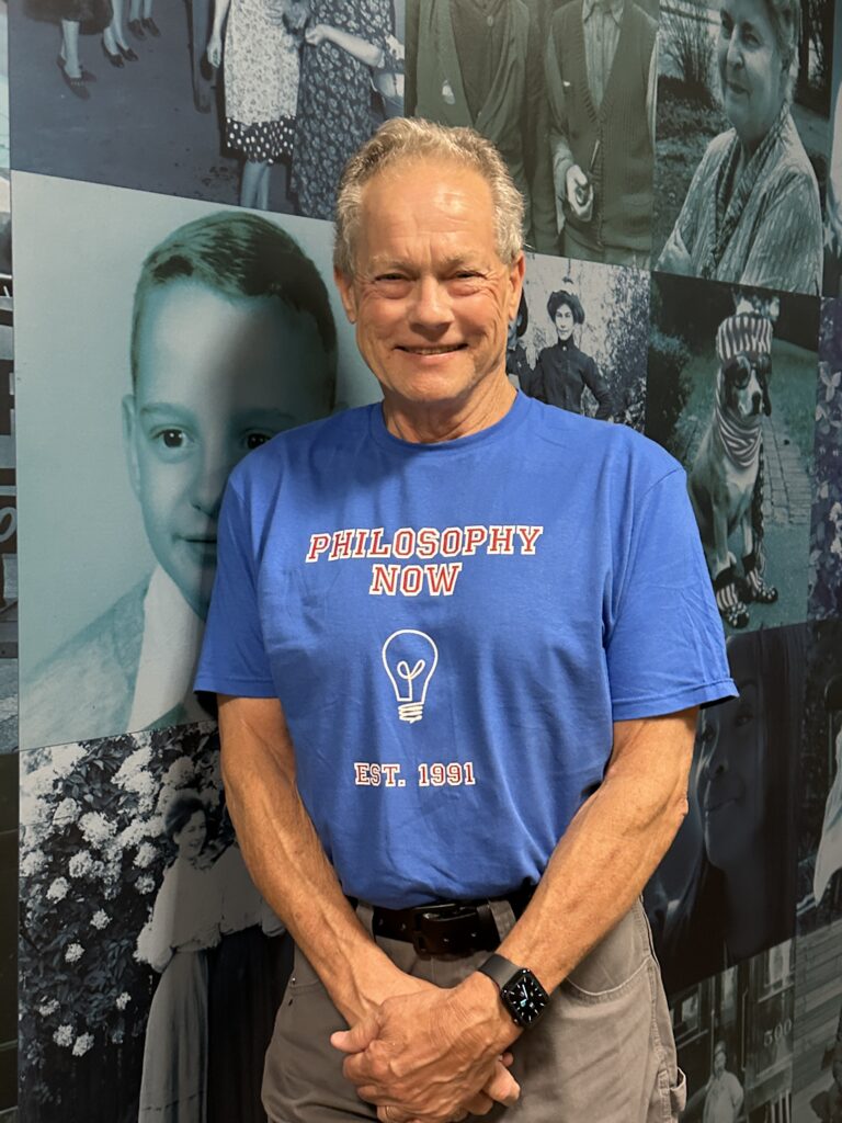Image of volunteer Bob Leonhard at the Ohio History Center.