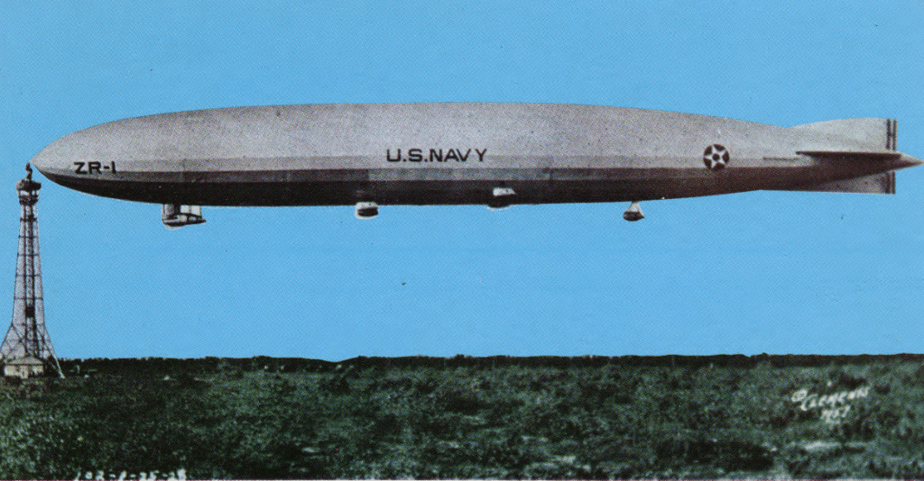 Image of the USS Shenandoah rigid airship