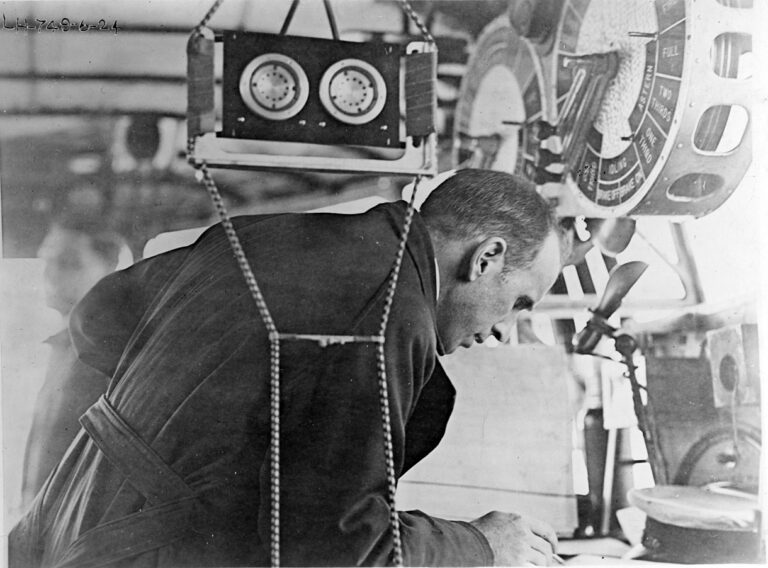 Black and white image of U.S. Navy Lieutenant Commander Zachary Lansdowne
