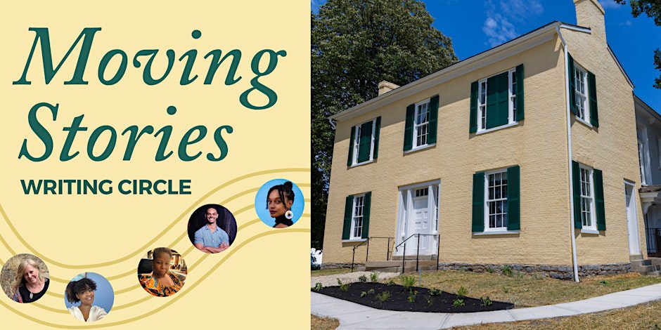 Moving Stories Writing Circle. Image of the Stowe Featured in banner background.