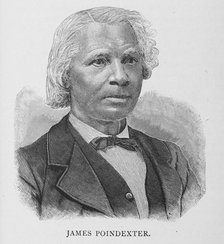 1887 Photographic reproduction of a portrait depicting Rev. James P. Poindexter (1819-1907).