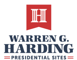 Logo stating Warren G. Harding Presidential Sites