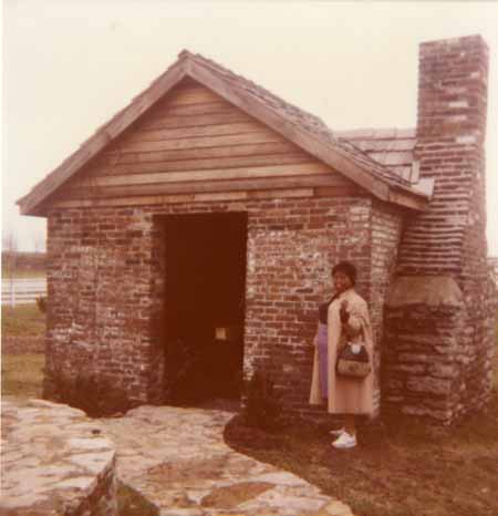 Helen Gilmore on the Roanoke Plantation