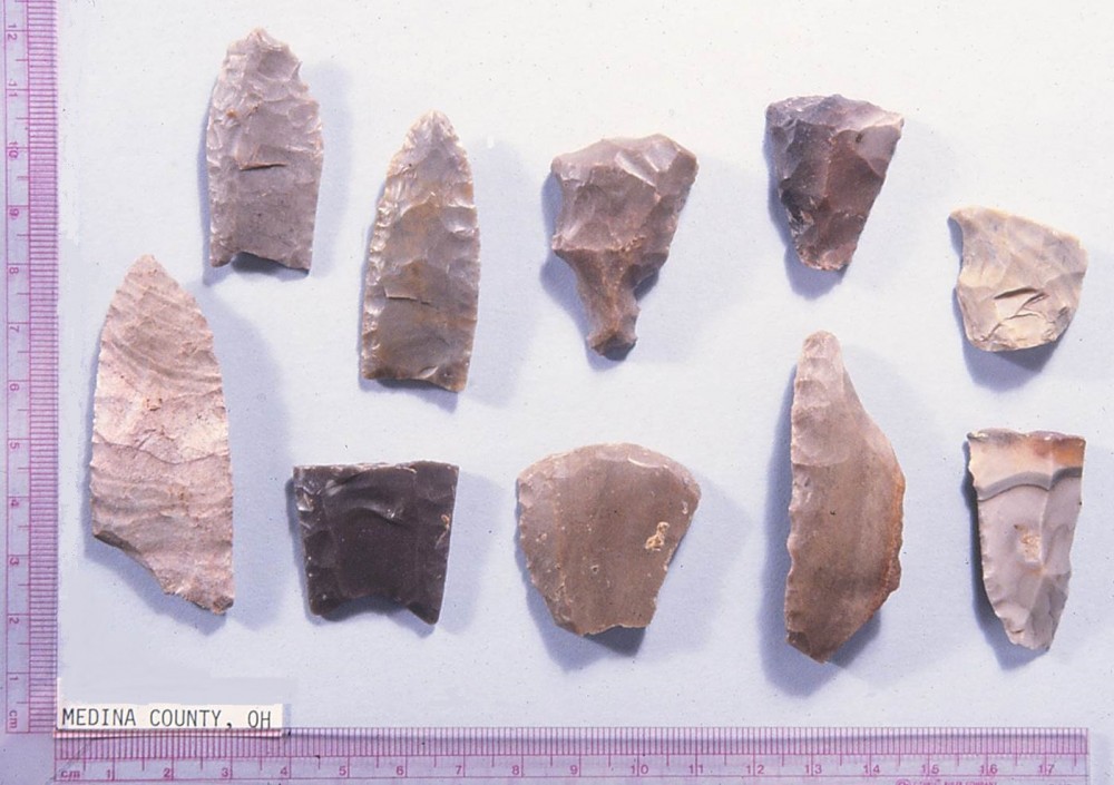 Selection of Clovis tools from Paleo Crossing